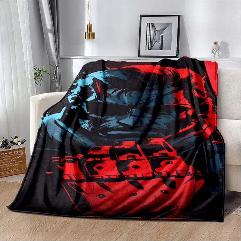 HD Metal Gear Solid Game Gamer Cartoon 3D Blanket Soft Throw Blanket for Home Bedroom Bed 14 - Metal Gear Solid Store