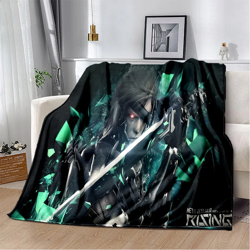 HD Metal Gear Solid Game Gamer Cartoon 3D Blanket Soft Throw Blanket for Home Bedroom Bed 19 - Metal Gear Solid Store