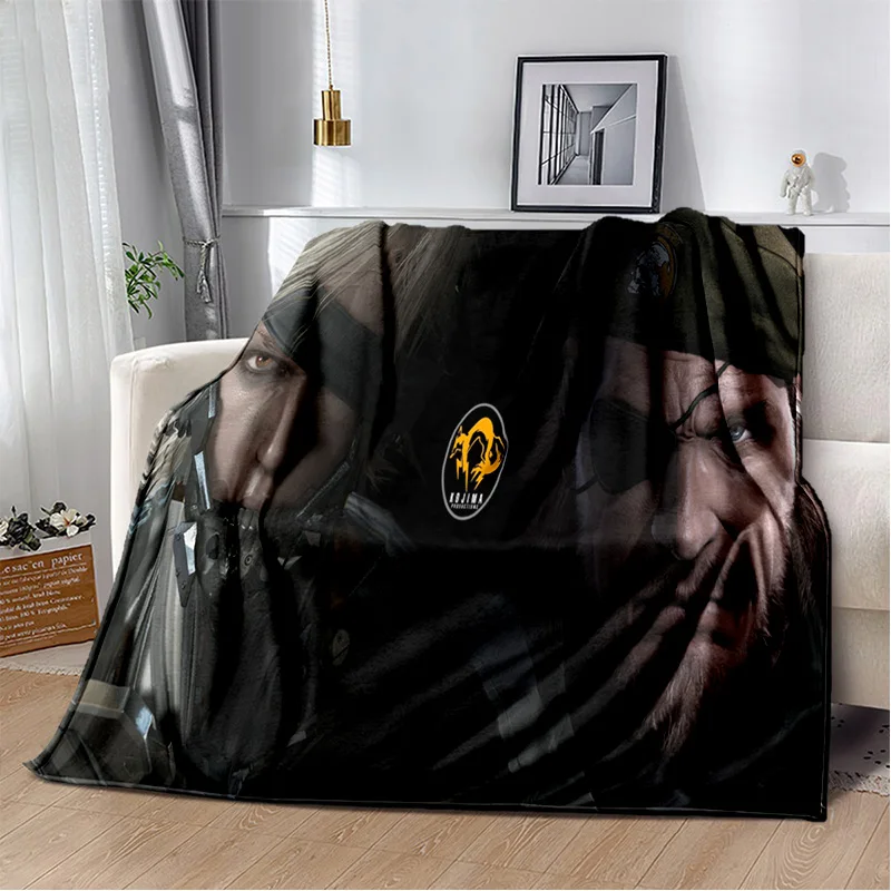 HD Metal Gear Solid Game Gamer Cartoon 3D Blanket Soft Throw Blanket for Home Bedroom Bed 24 - Metal Gear Solid Store