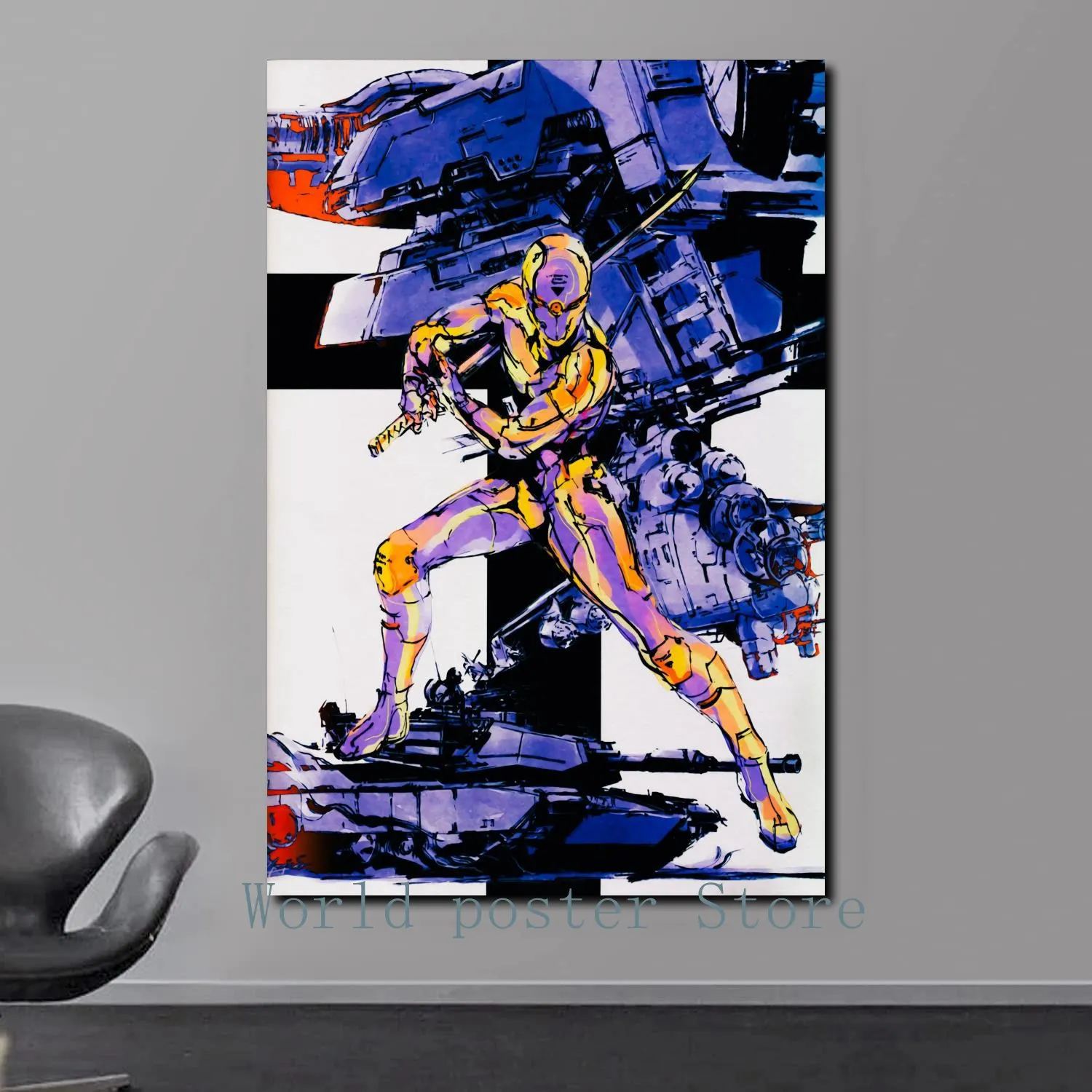 Metal Gear Solid Poster Canvas Painting Posters and Prints Wall Art Picture Home Living Room Decor 22 - Metal Gear Solid Store