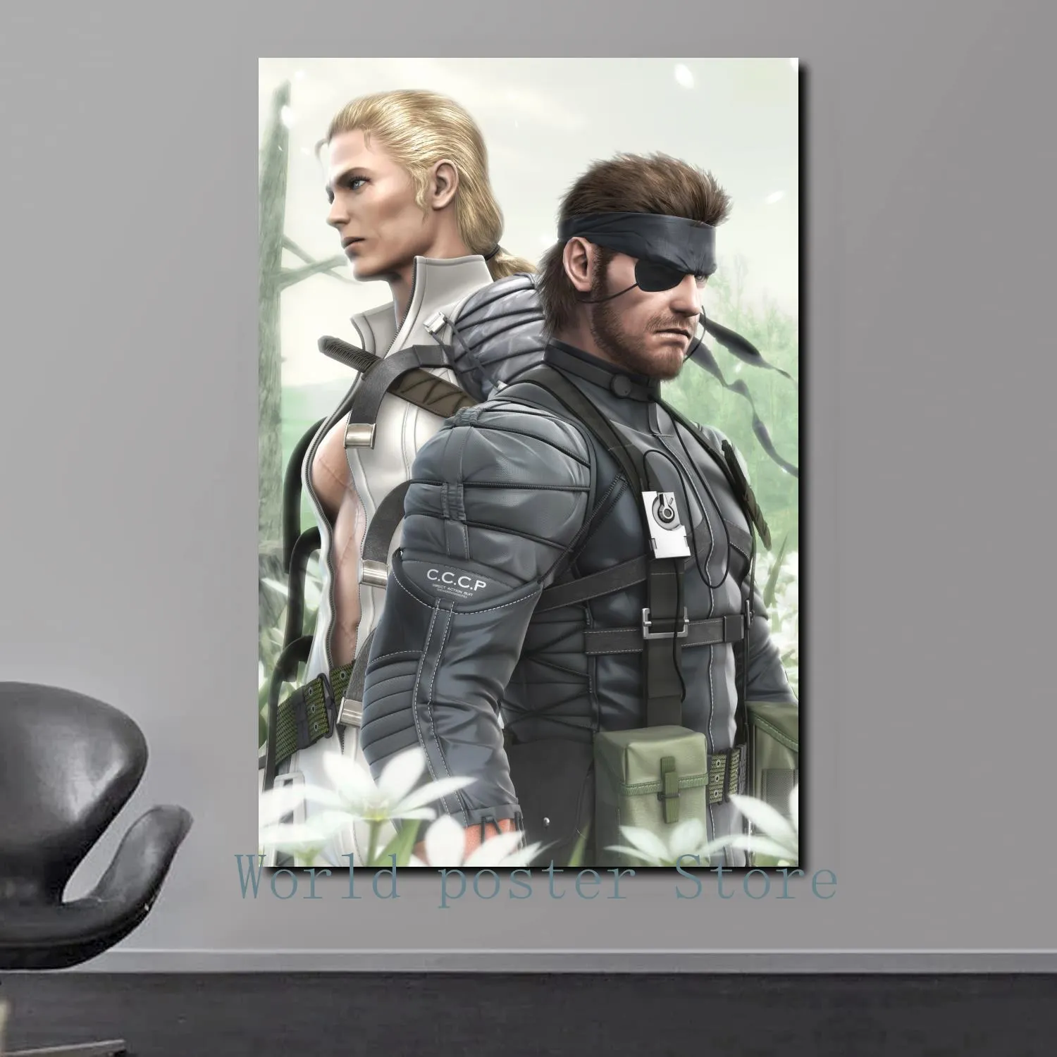 Metal Gear Solid Poster Canvas Painting Posters and Prints Wall Art Picture Home Living Room Decor 29 - Metal Gear Solid Store