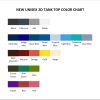 tank top color chart 1 - Metal Gear Solid Store